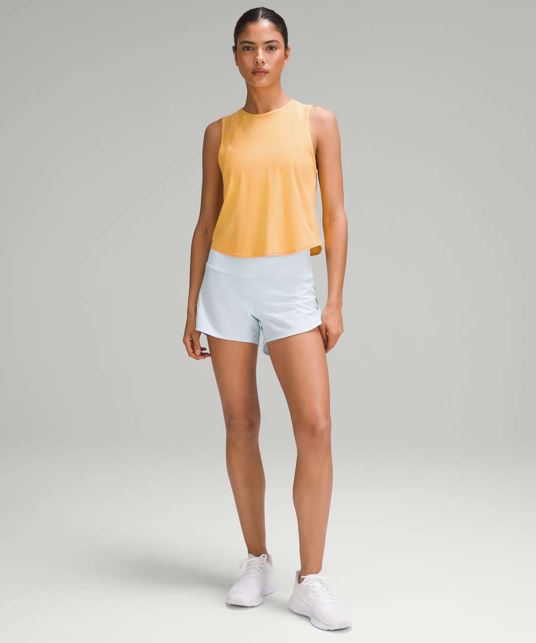 Lululemon Sculpt Cropped Tank Top - Mango Dream