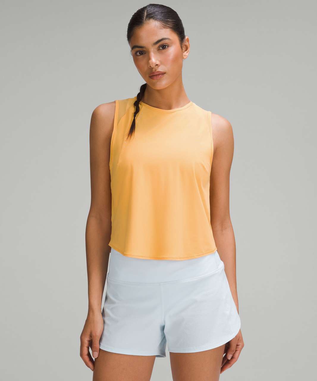 Lululemon Sculpt Cropped Tank Top - Mango Dream