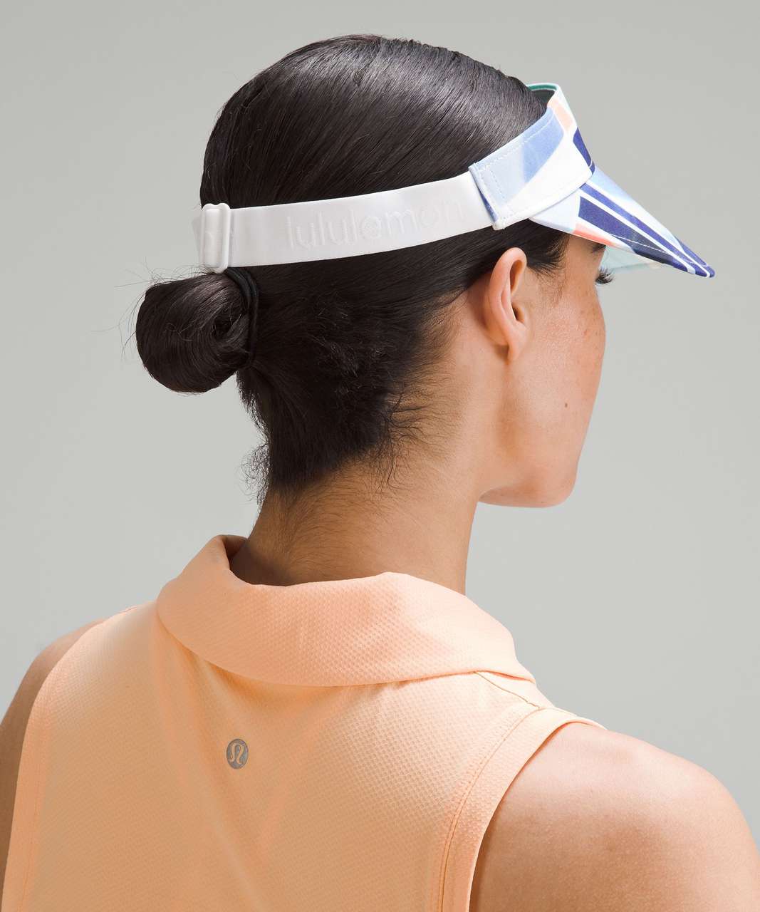 Lululemon Fast Paced Wide Band Running Visor - Shadow Court Multi