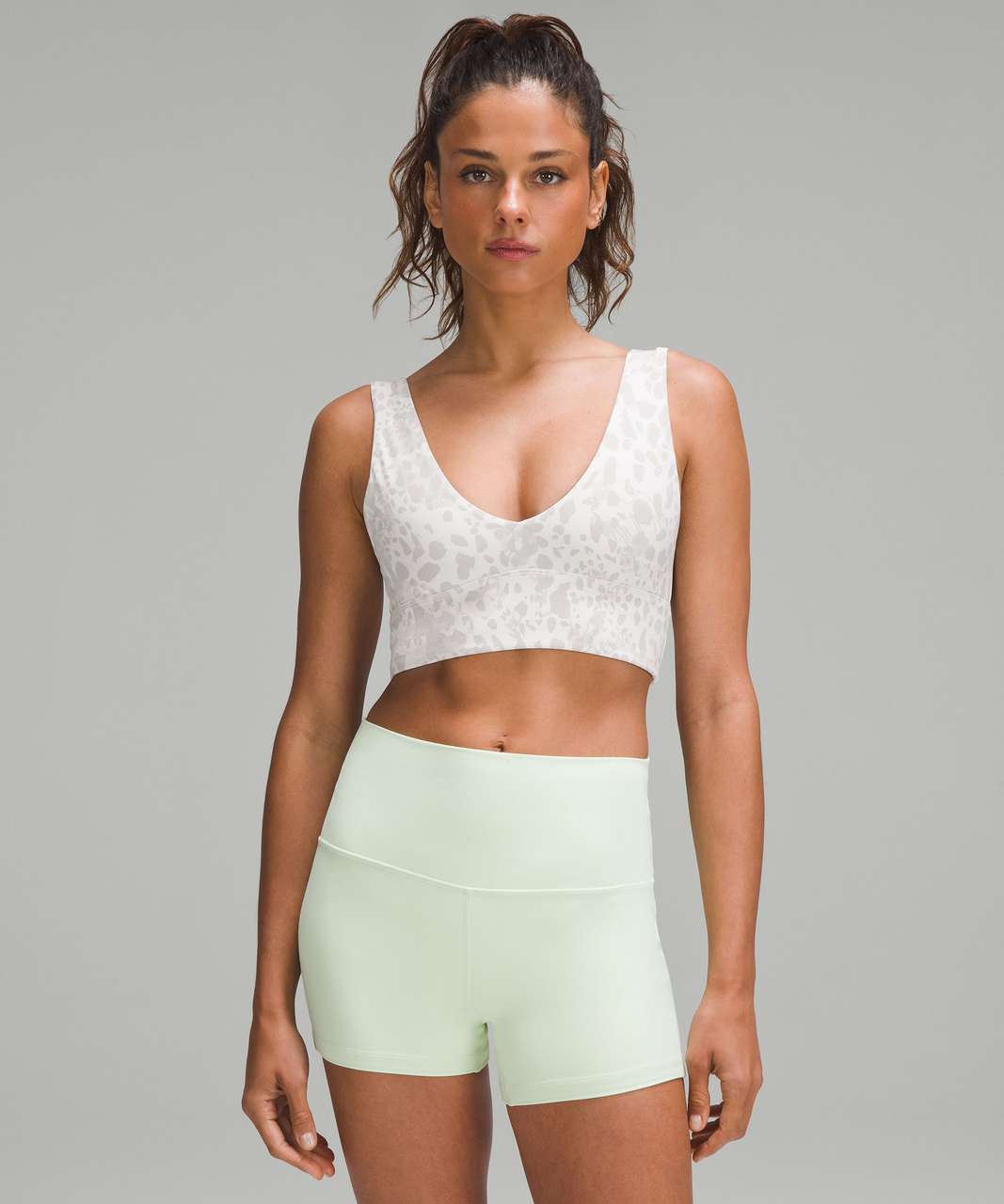 All Fenix Women's Anthropologie Sports Bra White V Neck Racerback