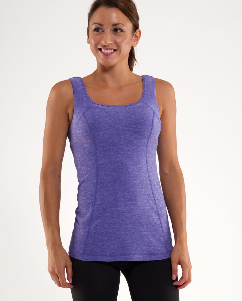 Lululemon Run Free Tank - Heathered Persian Purple