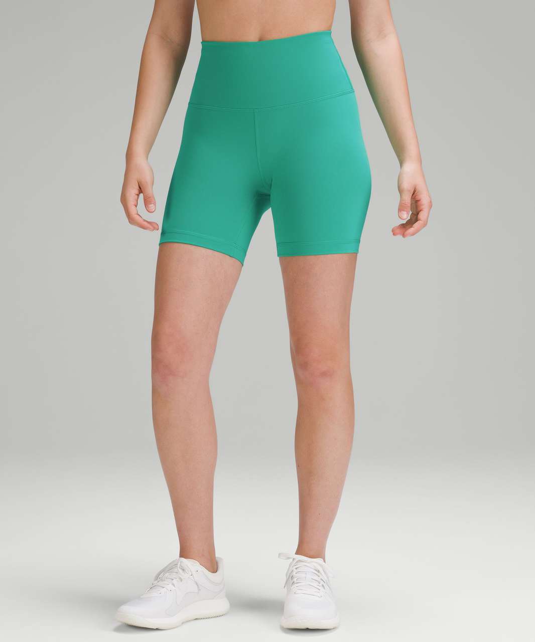 Lululemon Wunder Train High-Rise Short 6" - Kelly Green