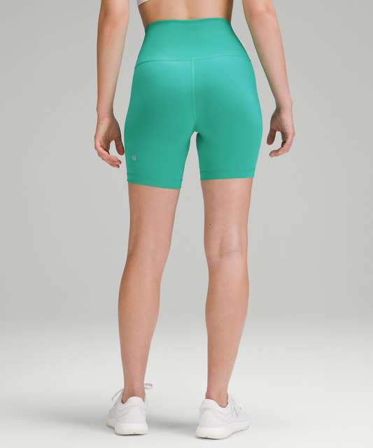 Lululemon Wunder Train High-Rise Short 6 - Misty Glade - lulu fanatics