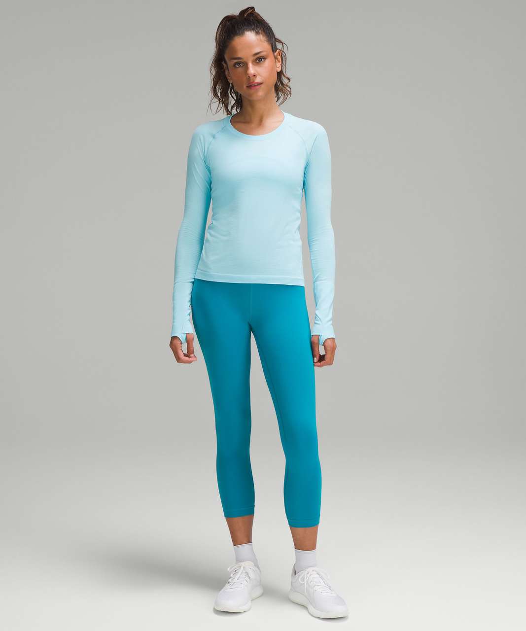 lululemon WUNDER TRAIN HR POCKETS - Leggings - hawaiianblue/blue