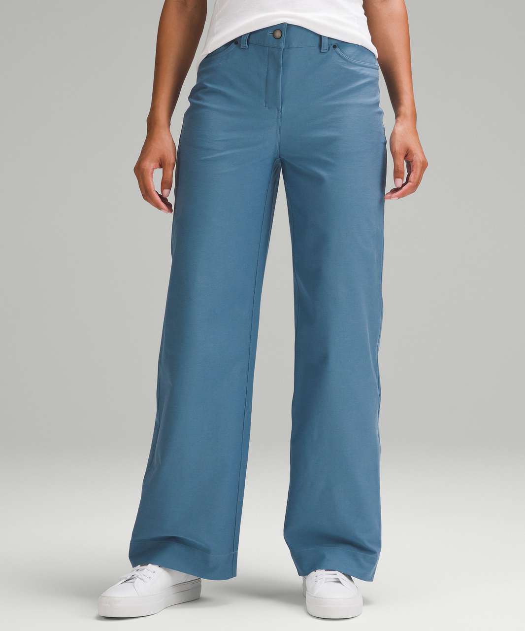 Lululemon City Sleek 5 Pocket High-Rise Wide-Leg Pant Full Length *Light Utilitech - Utility Blue