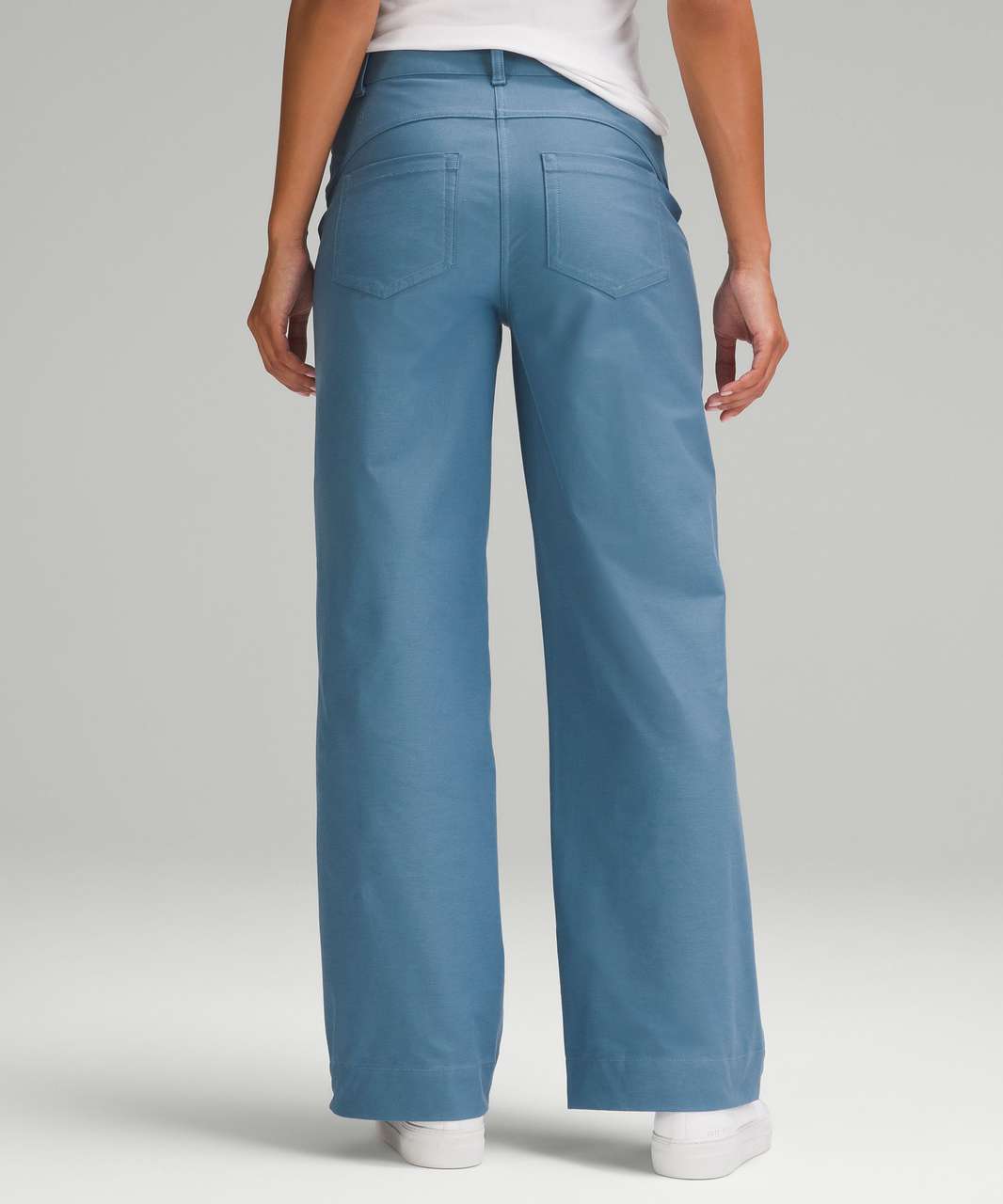 Lululemon athletica City Sleek 5 Pocket High-Rise Wide-Leg Pant Full Length  *Light Utilitech, Women's Trousers