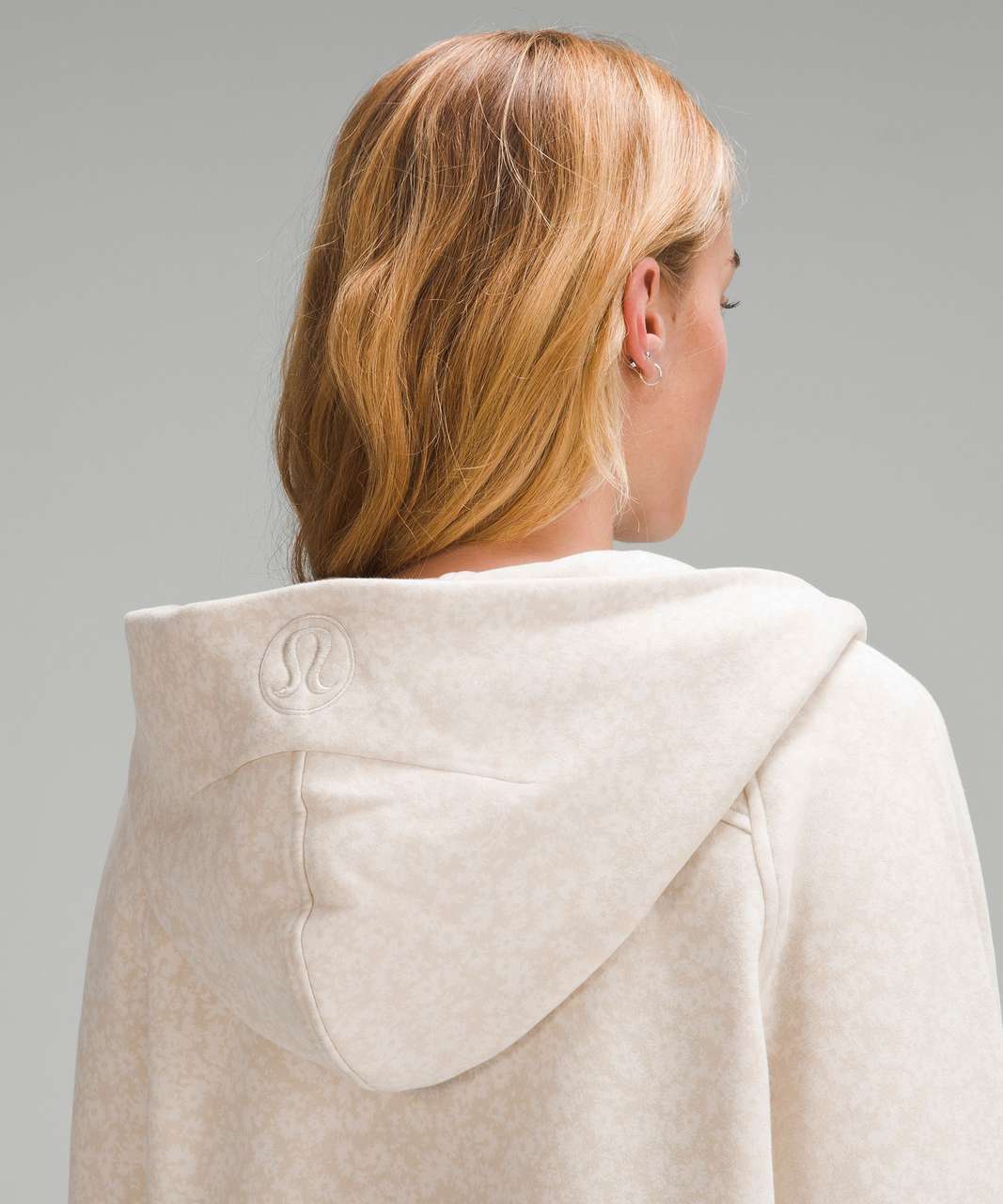 Lululemon Scuba Oversized Full Zip - Natural Ivory - lulu fanatics