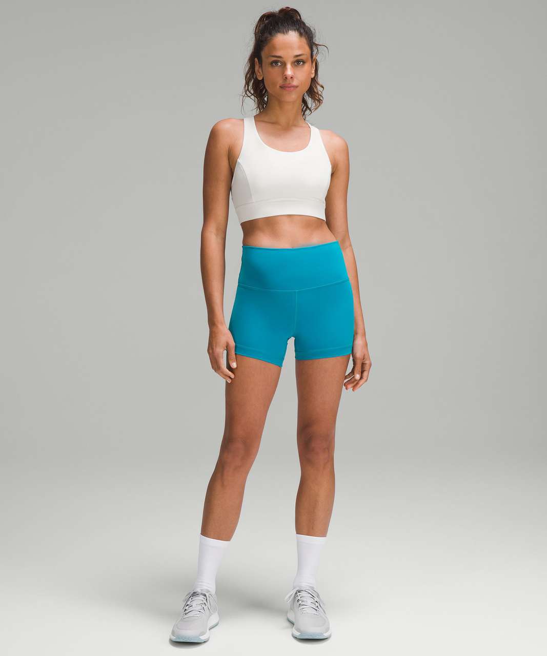 Lululemon Wunder Train High-Rise Short 4” Blue Size 6 - $38 (26% Off  Retail) - From Alex