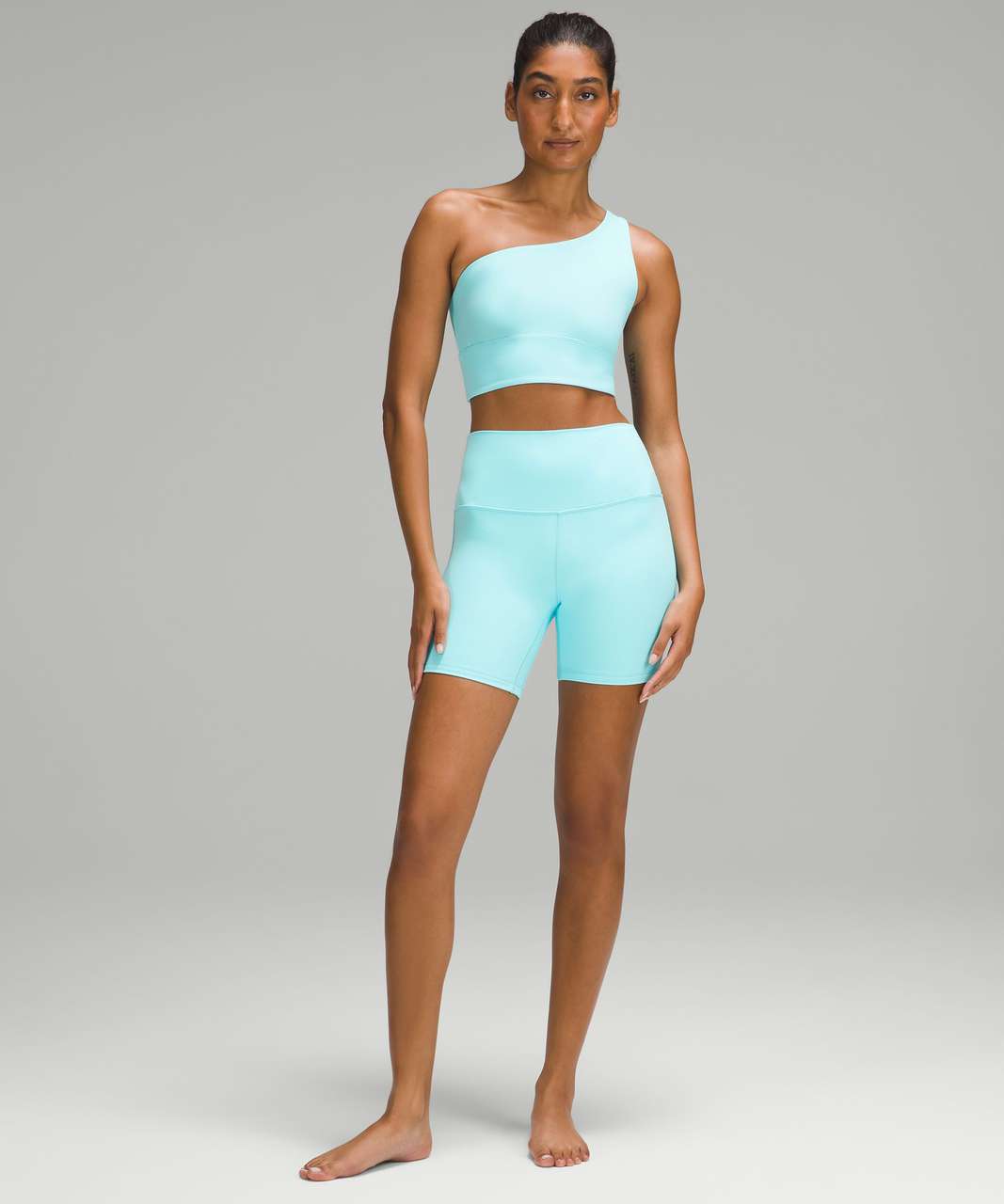 Lululemon Align High-Rise Short 6 - Cyan Blue - lulu fanatics