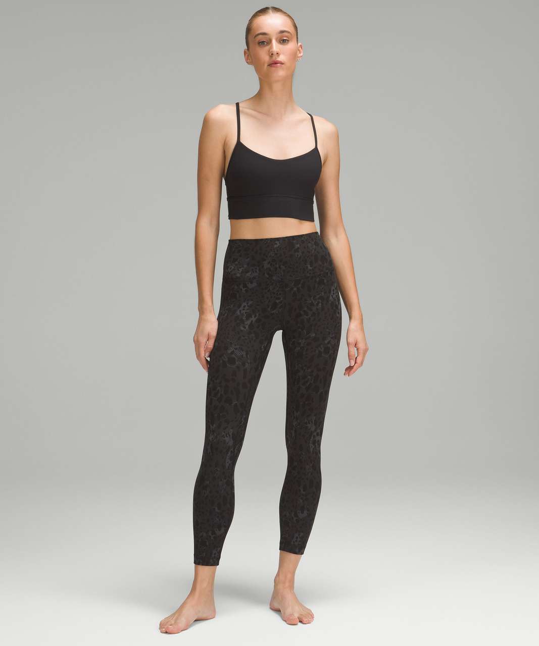 Lululemon Align High-Rise Pant 25 - Cheetah Camo Deep Coal Multi