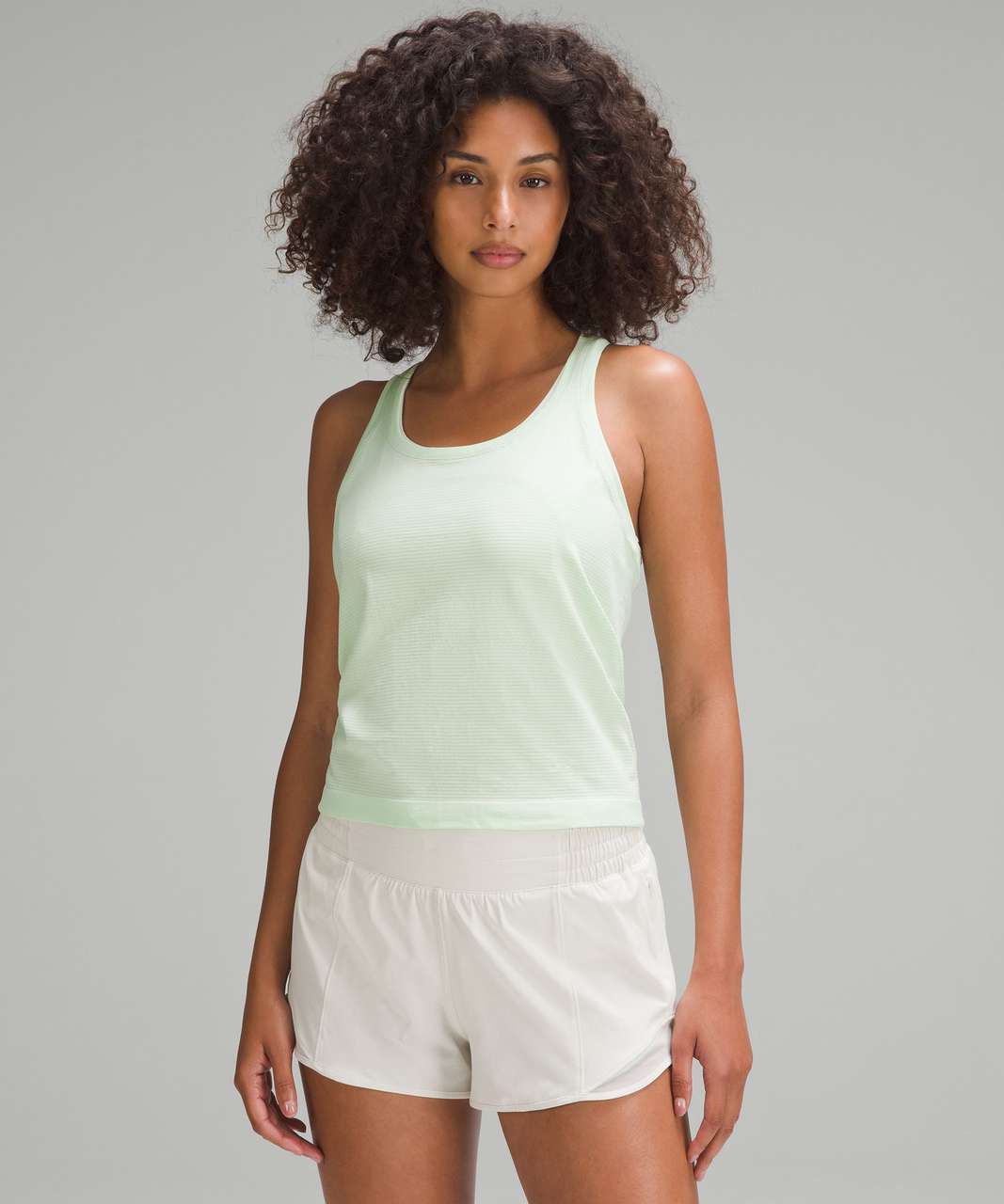 Lululemon Swiftly Tech Racerback Tank Top 2.0 *Race Length - Kohlrabi Green / Kohlrabi Green