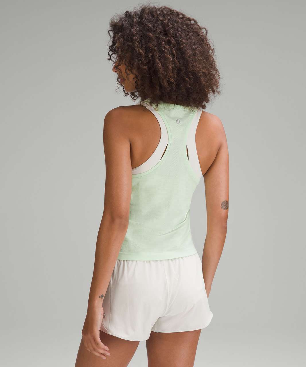 Lululemon Swiftly Tech Racerback Tank Top 2.0 *Race Length - Kohlrabi Green / Kohlrabi Green