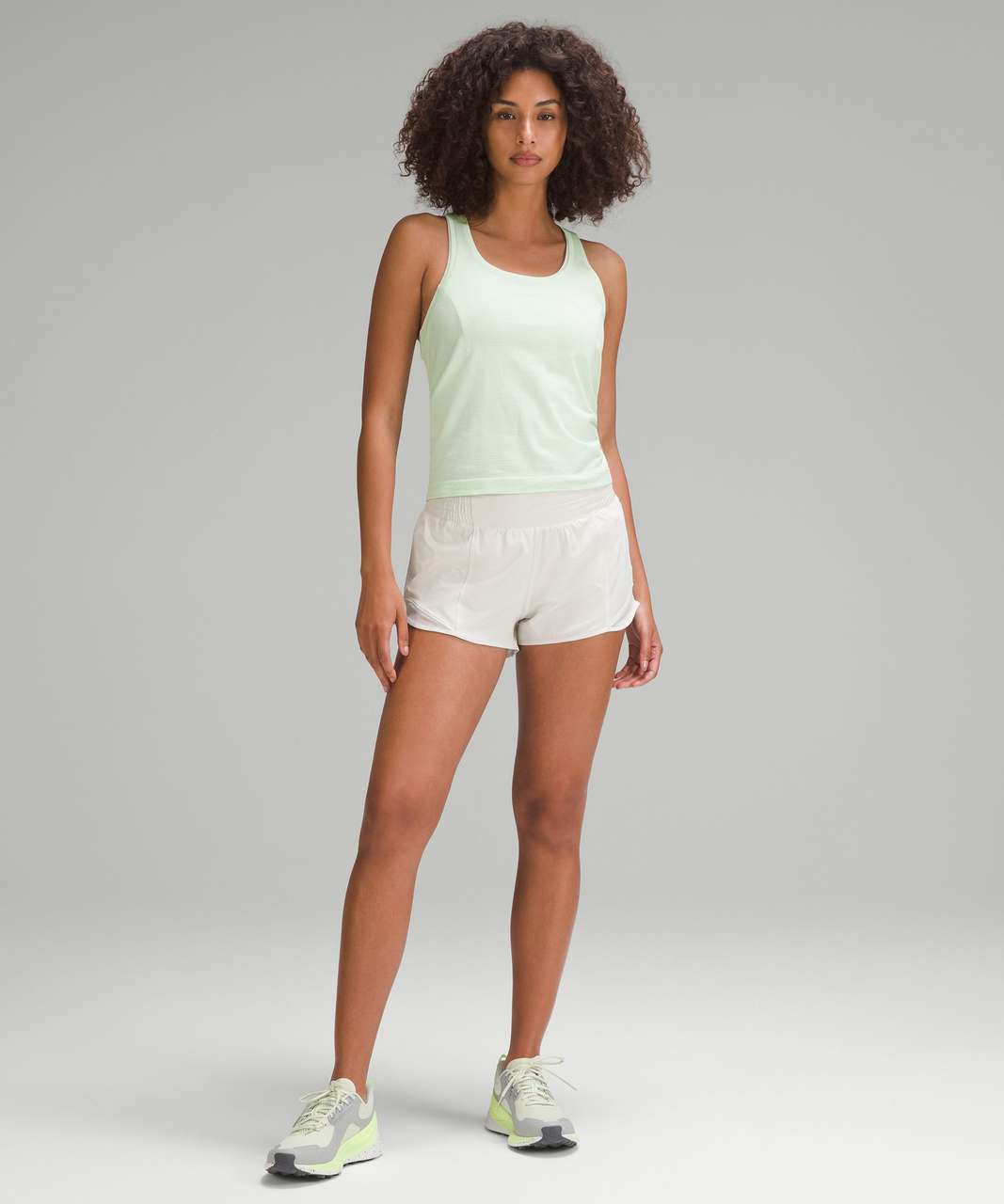 Lululemon Swiftly Tech Racerback Tank Top 2.0 *Race Length - Kohlrabi Green / Kohlrabi Green