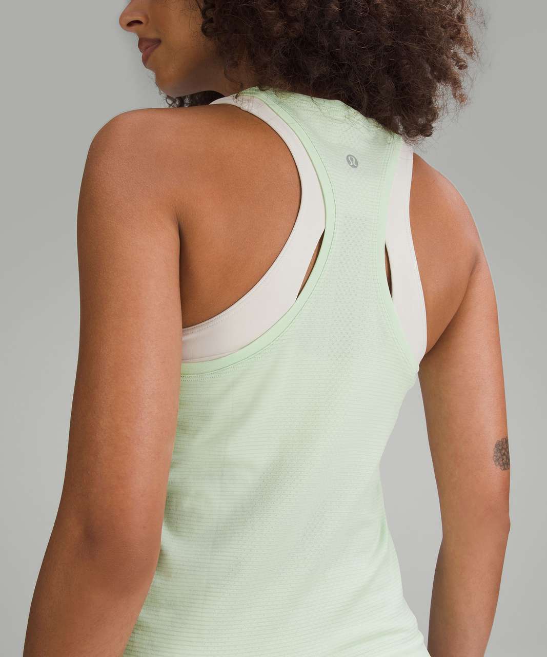 Lululemon Swiftly Tech Racerback Tank Top 2.0 *Race Length - Kohlrabi Green / Kohlrabi Green