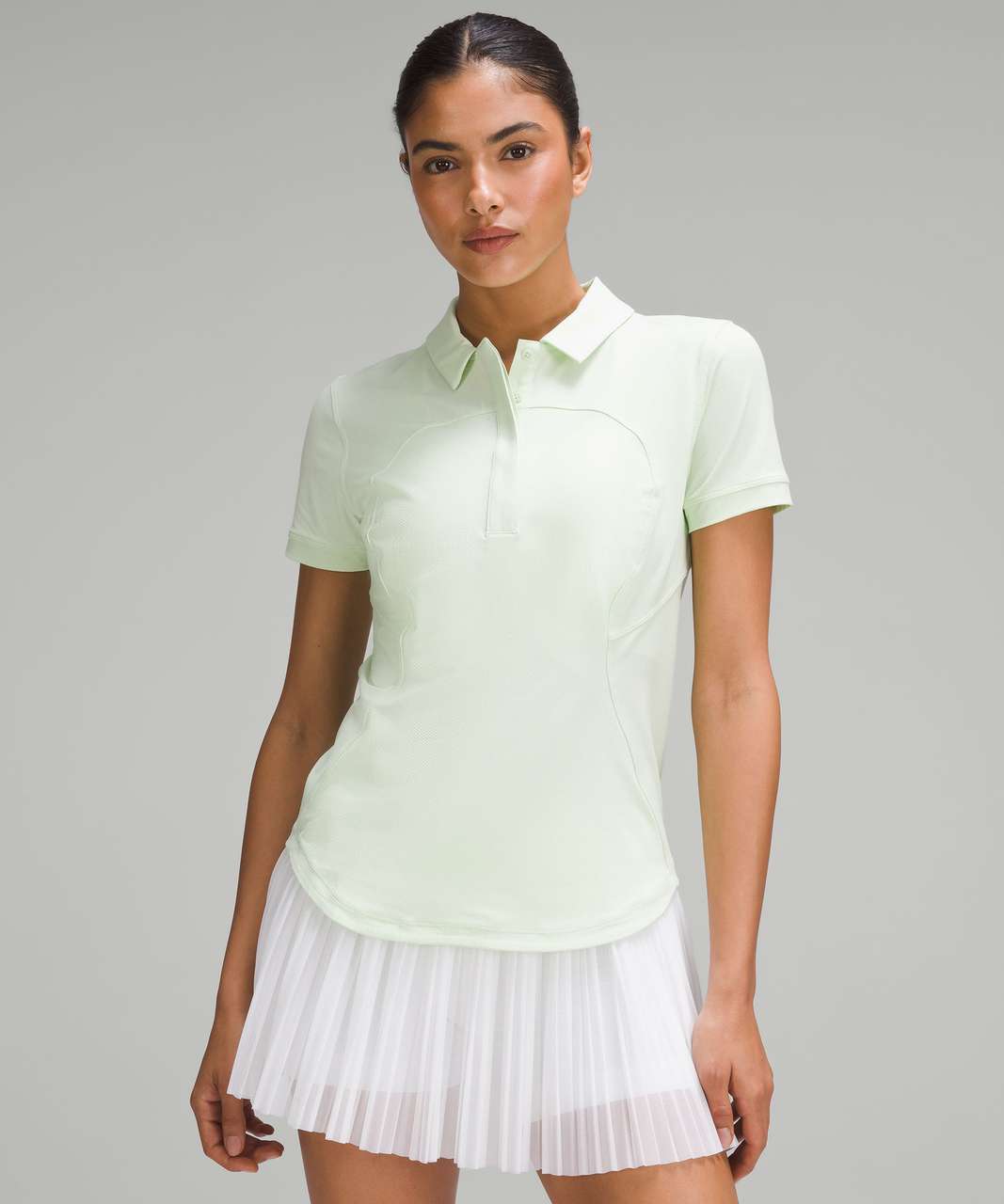 Lululemon Quick-Dry Short-Sleeve Polo Shirt - Kohlrabi Green Lululemon Quick-Dry Short-Sleeve Polo Shirt - Kohlrabi Green