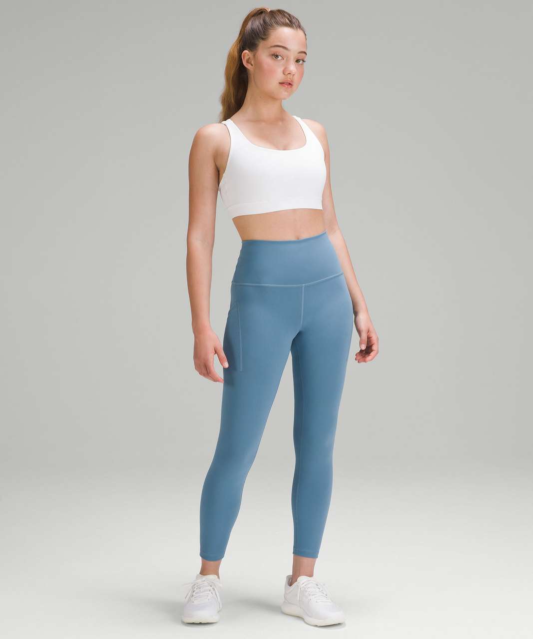 Lululemon NWT Wunder Train High-Rise Tight with Pockets 25 - Chambray Size  4 - $121 New With Tags - From A