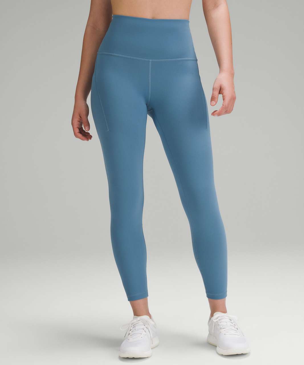 🦄NWT Lululemon Wunder Train Tight Size 6 Ink Blue 25” RARE!