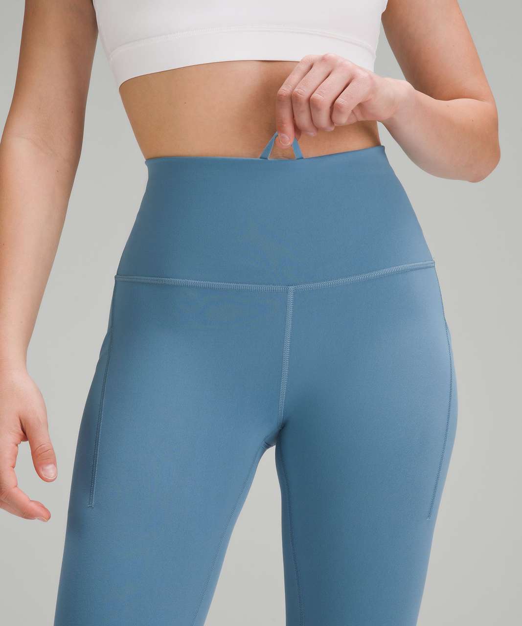 Lululemon Wunder Train High-Rise Tight with Pockets 25" - Utility Blue