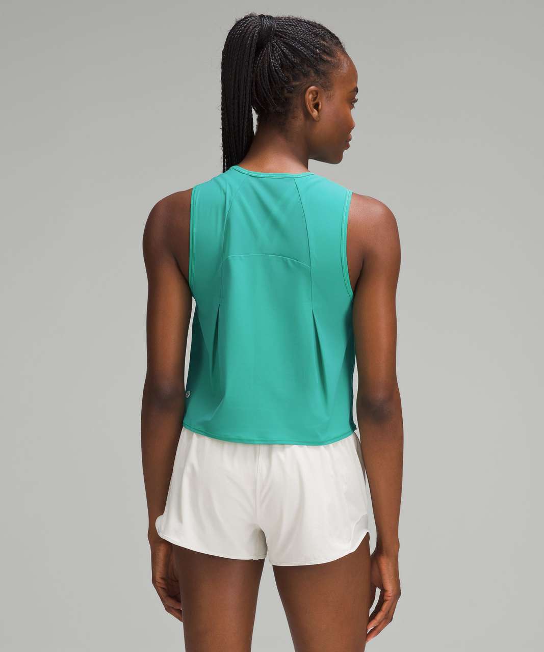 Lululemon Sculpt Cropped Tank Top - Kelly Green - lulu fanatics