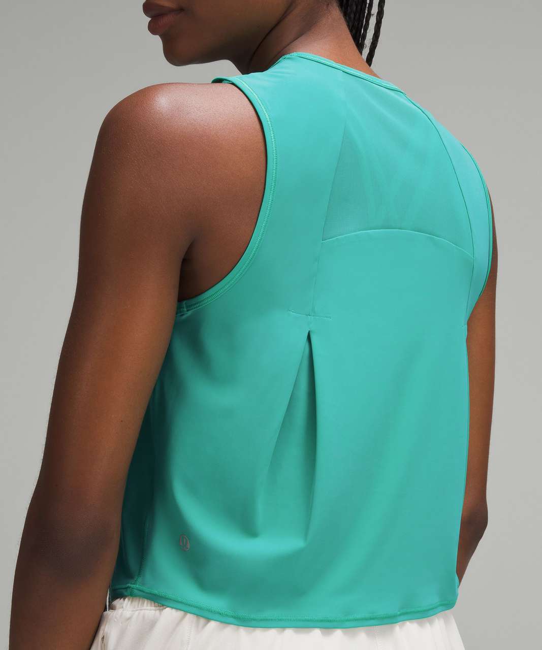 Lululemon Sculpt Cropped Tank Top - Kelly Green - lulu fanatics