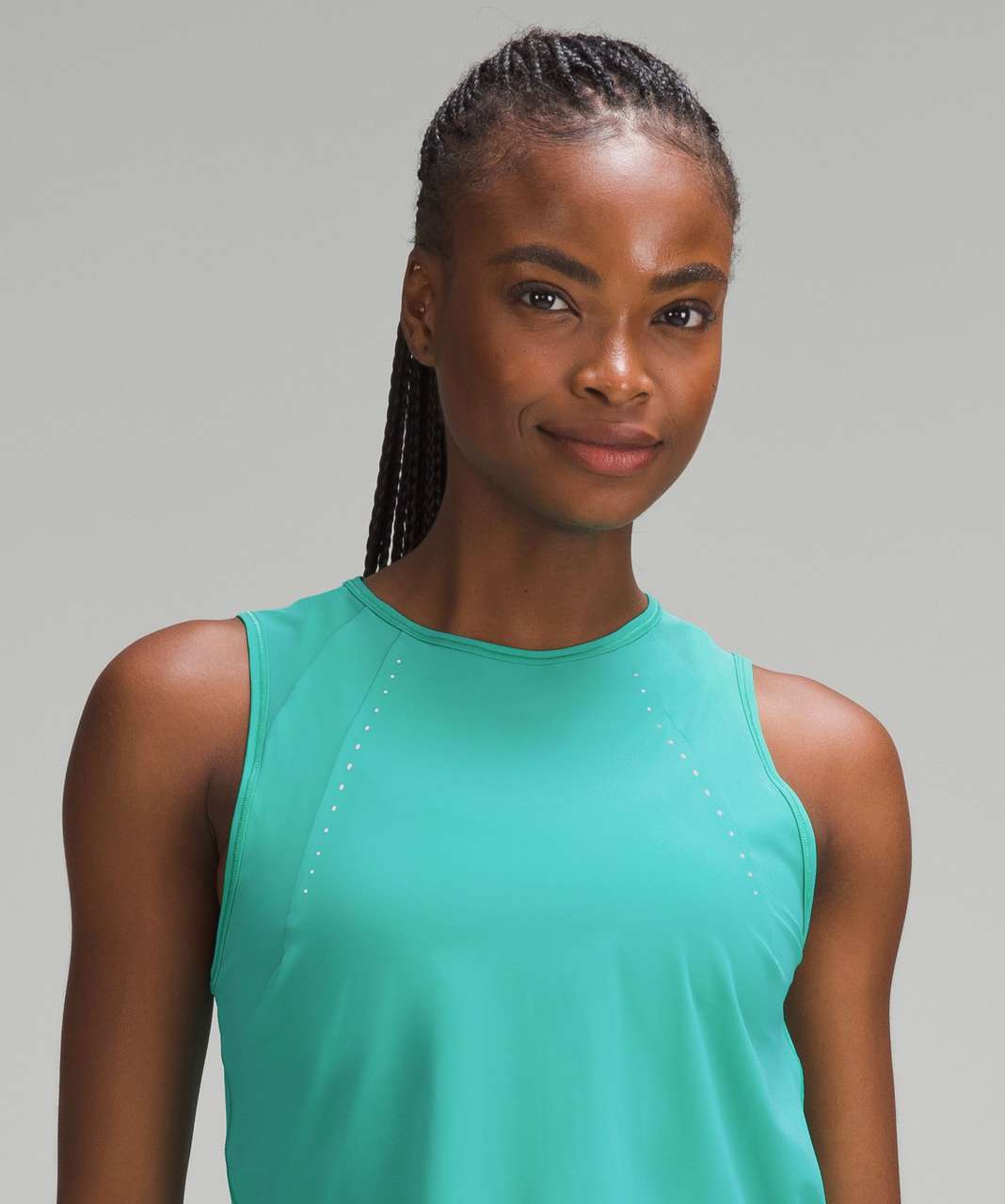 Lululemon Sculpt Cropped Tank Top - Kelly Green