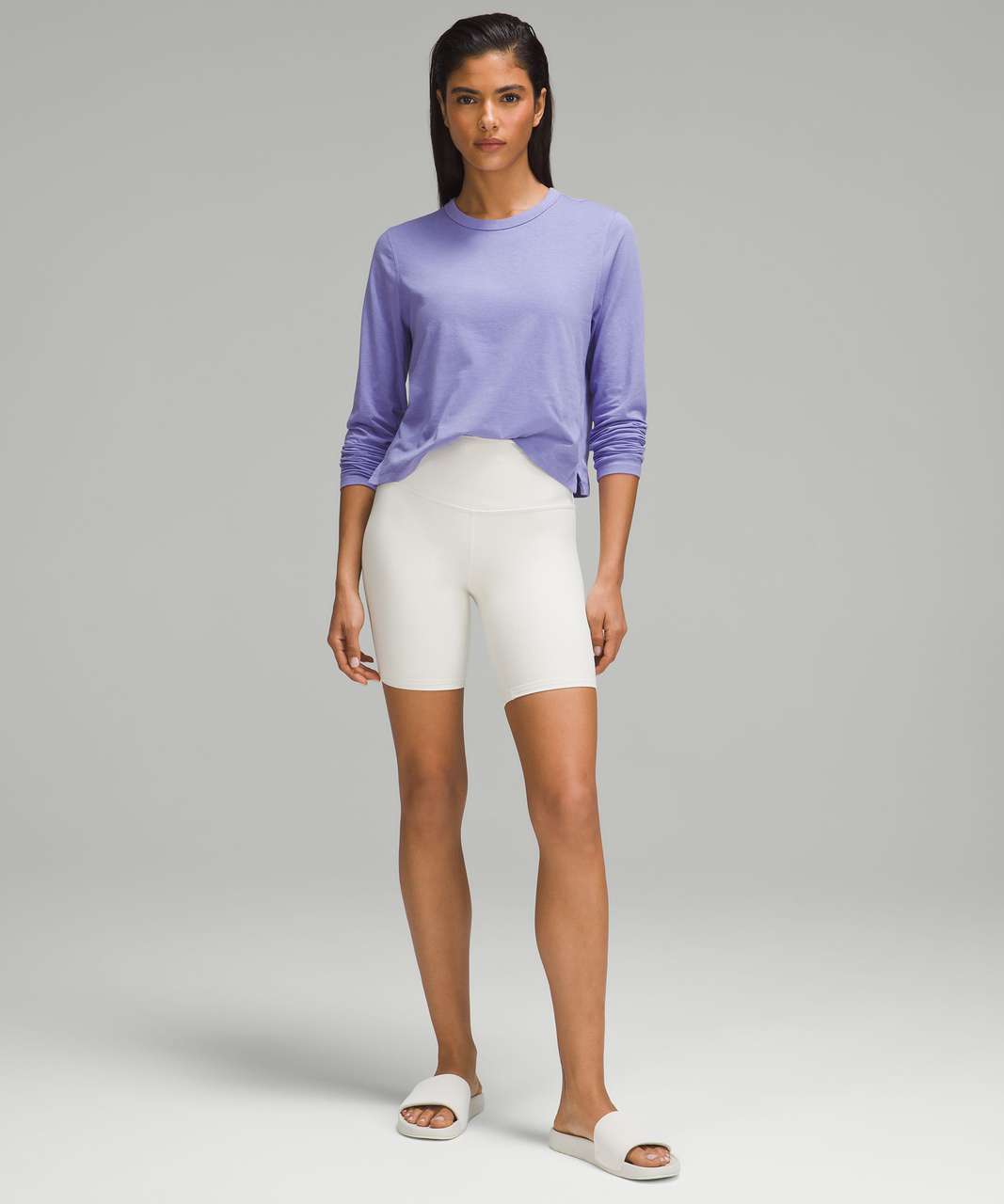 Lululemon Classic-Fit Cotton-Blend Long-Sleeve Shirt - Dark Lavender