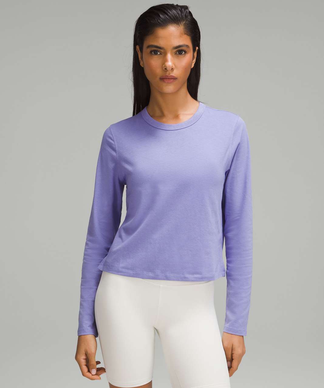 Lululemon Classic-Fit Cotton-Blend Long-Sleeve Shirt - Dark Lavender