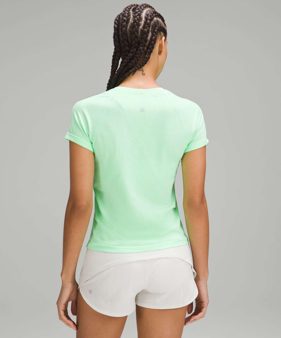 Lululemon Swiftly Tech Short-Sleeve Shirt 2.0 *Race Length - Pistachio / White