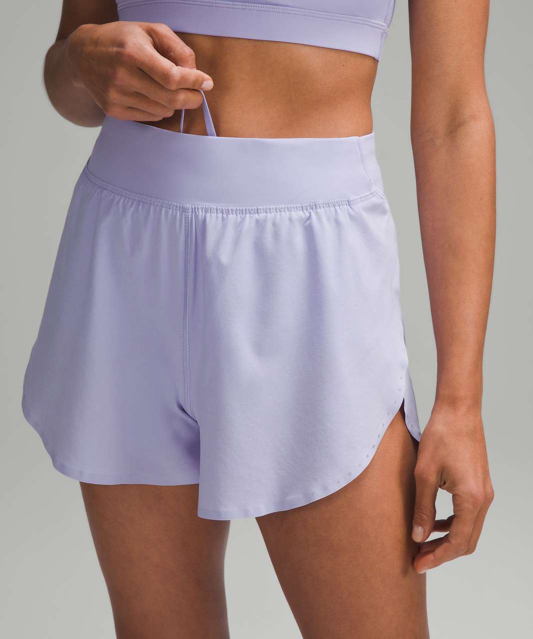 Lululemon Fast and Free Reflective High-Rise Classic-Fit Short 3 - Lip  Gloss - lulu fanatics