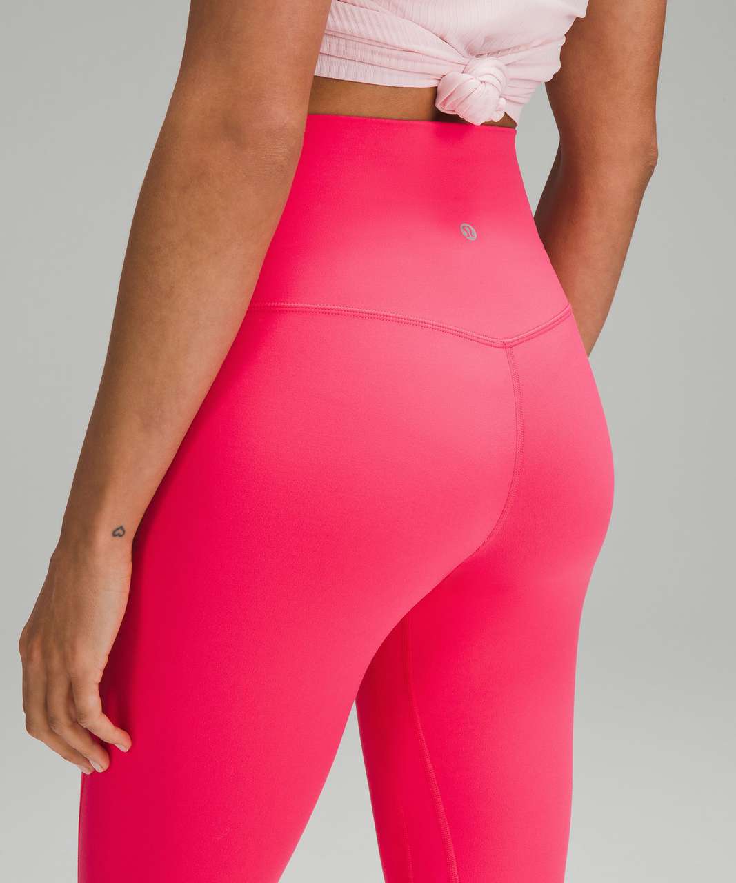 Lululemon Align High-Rise Crop 17 - Pink Lychee - lulu fanatics