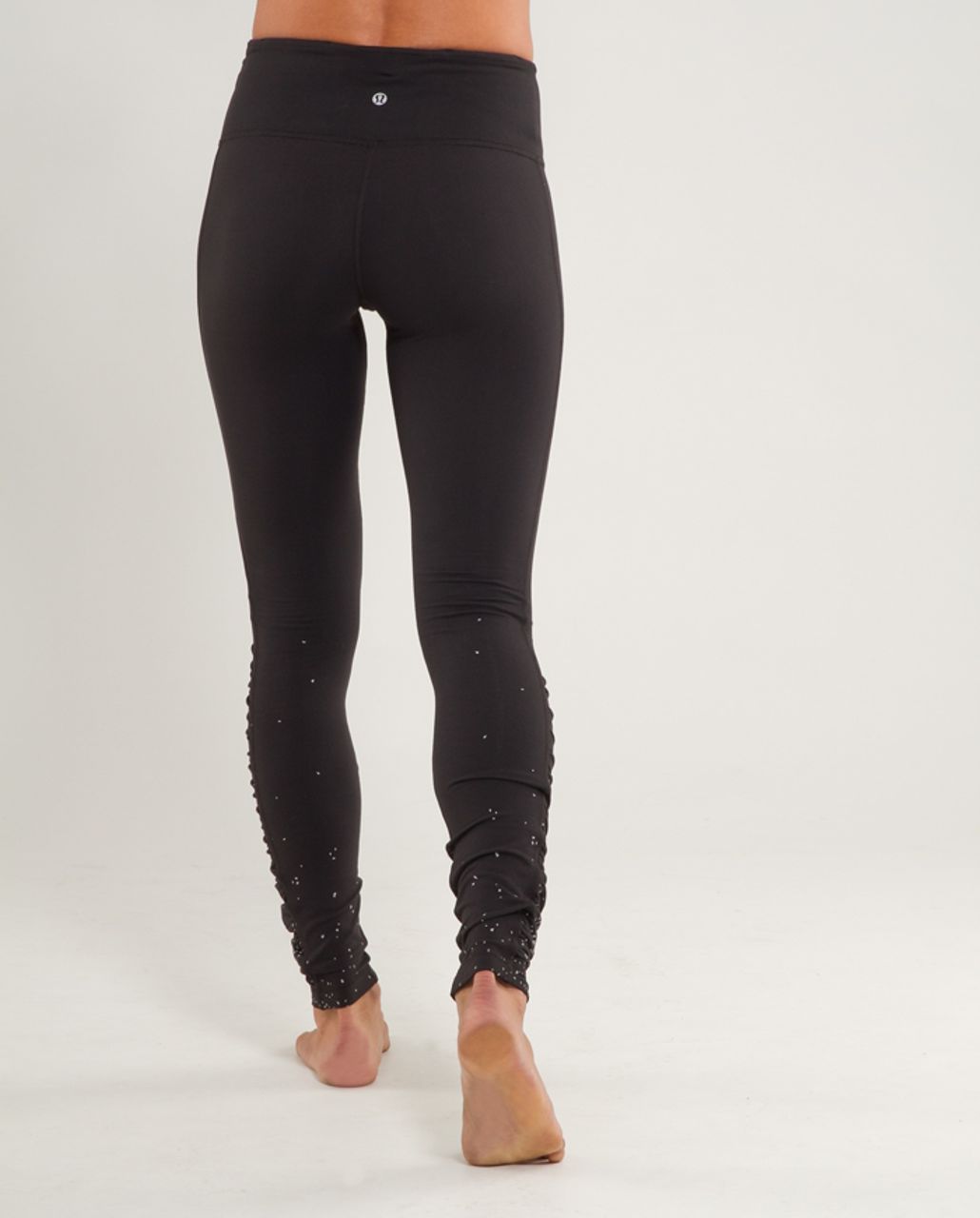 Lululemon Turn Around Tight - Heathered Herringbone Heathered Black White -  lulu fanatics