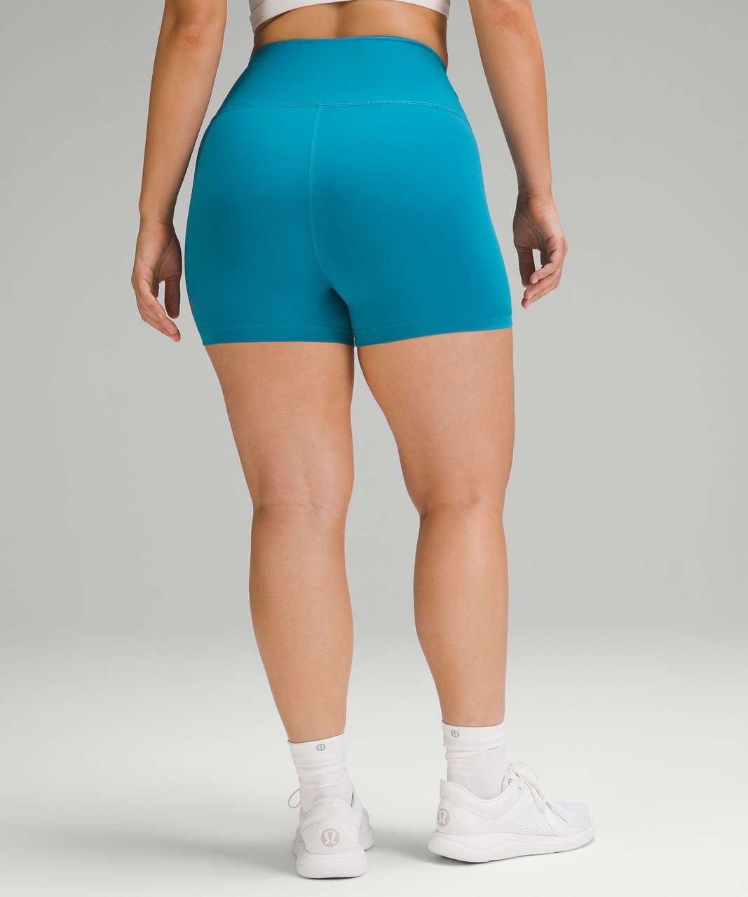 Lululemon Wunder Train High-Rise Short 6 - Teal Lagoon - lulu fanatics