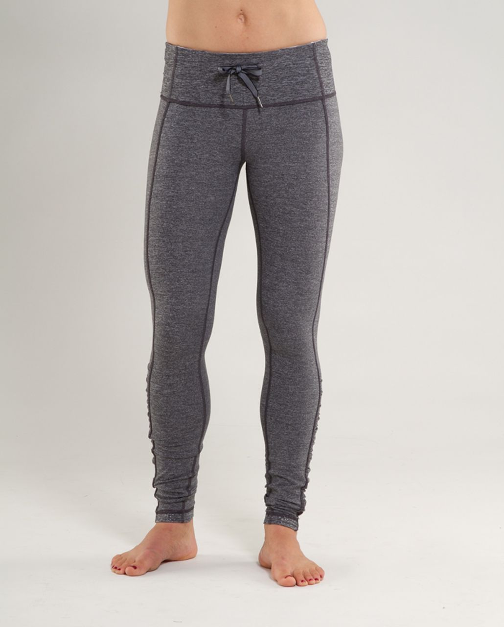 Lululemon Turn Around Tight - Heathered Herringbone Heathered Black White -  lulu fanatics