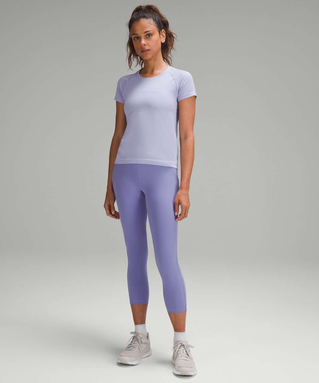 Lululemon Swift Speed High-Rise Crop 23" - Dark Lavender