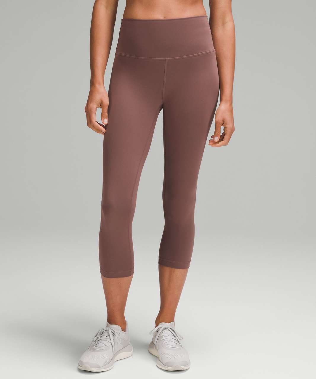 Lululemon Align High-Rise Crop 21 - Roasted Brown - lulu fanatics