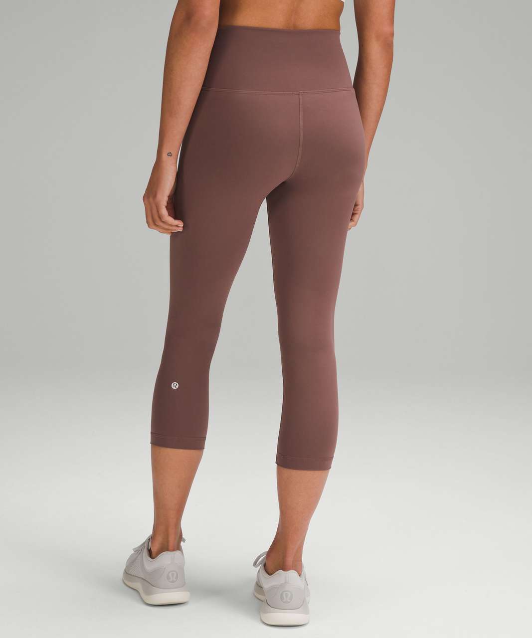 Lululemon Wunder Train High-Rise Crop 21 - Red Merlot - lulu fanatics