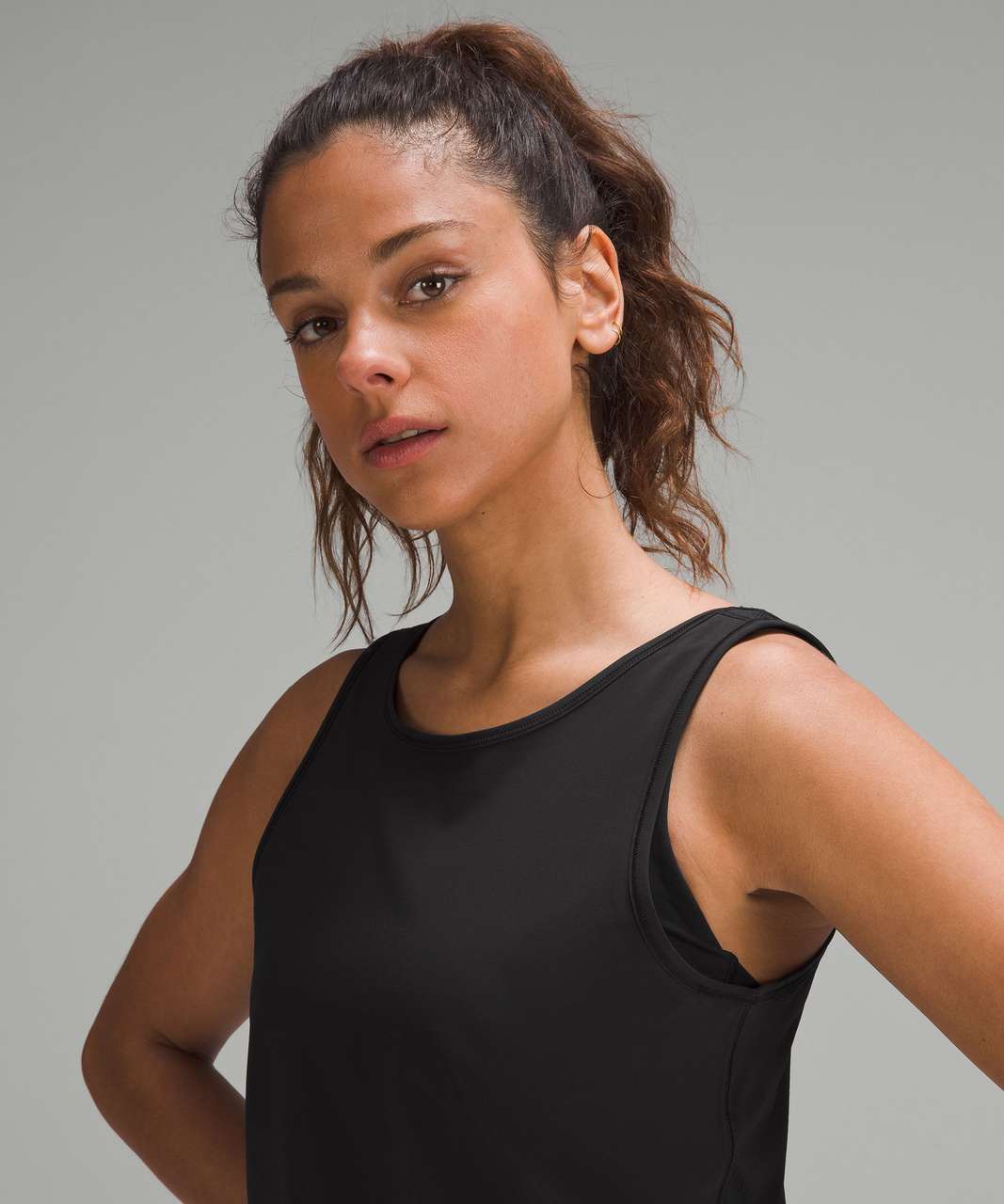 Lululemon Open-Back Running Romper 3" - Black