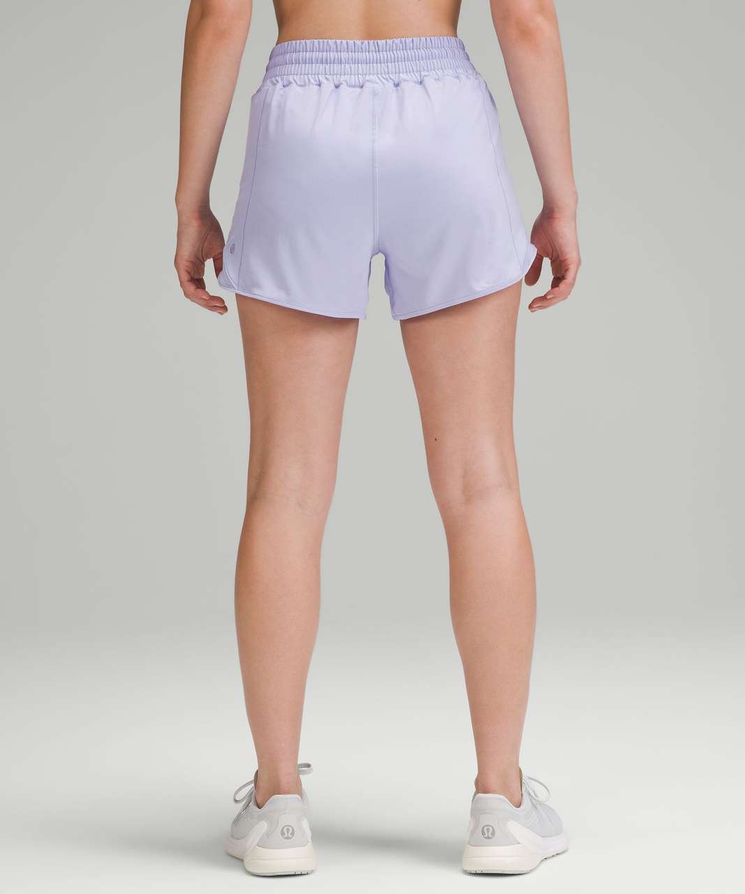 Lululemon Hotty Hot High-Rise Lined Short 4" - Lilac Smoke