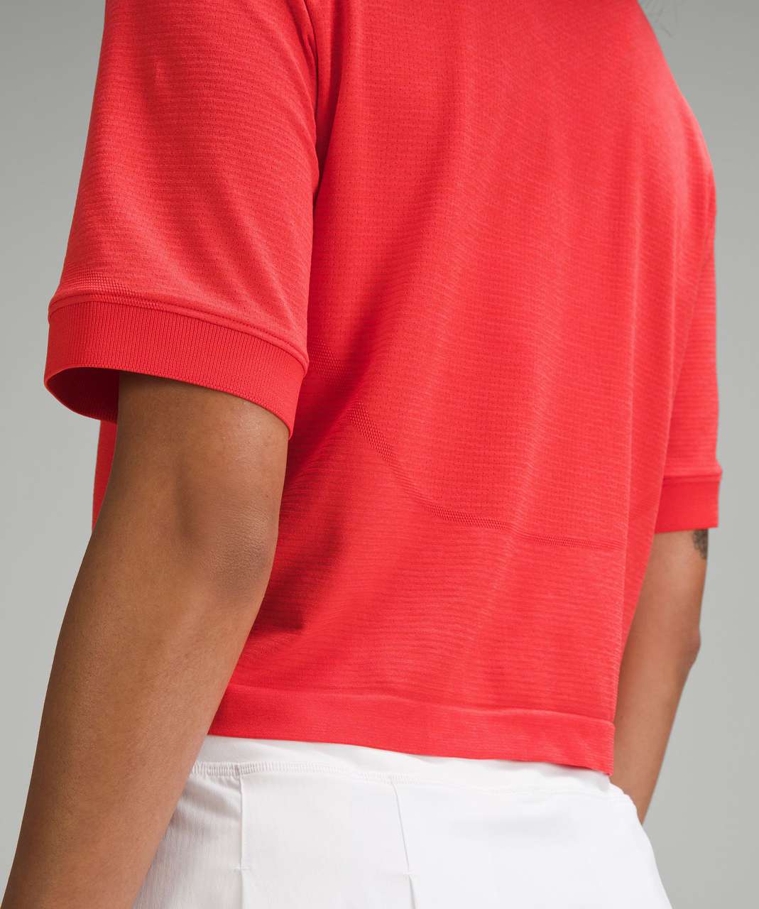 Lululemon Swiftly Tech Relaxed-Fit Polo Shirt - Hot Heat / Red Glow