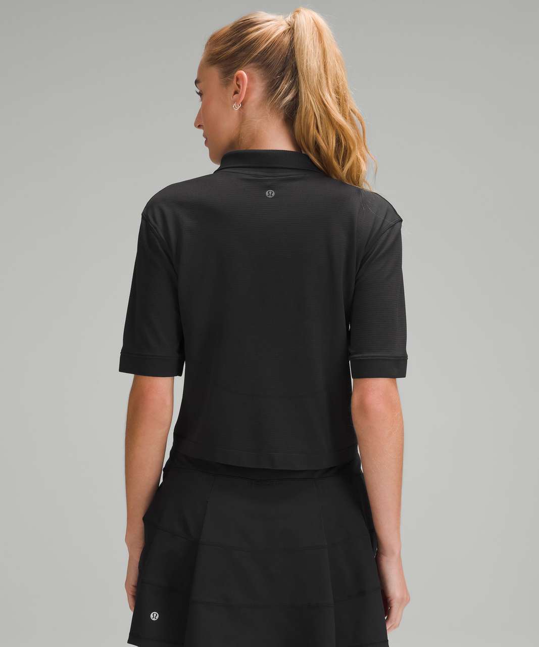 Lululemon Swiftly Tech Relaxed-Fit Polo Shirt - Black / Black
