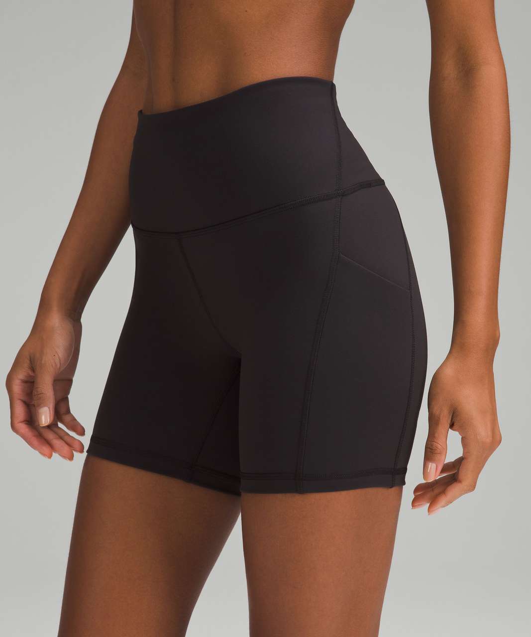 Lululemon Wunder Train High-Rise Short with Pockets 6" - Black