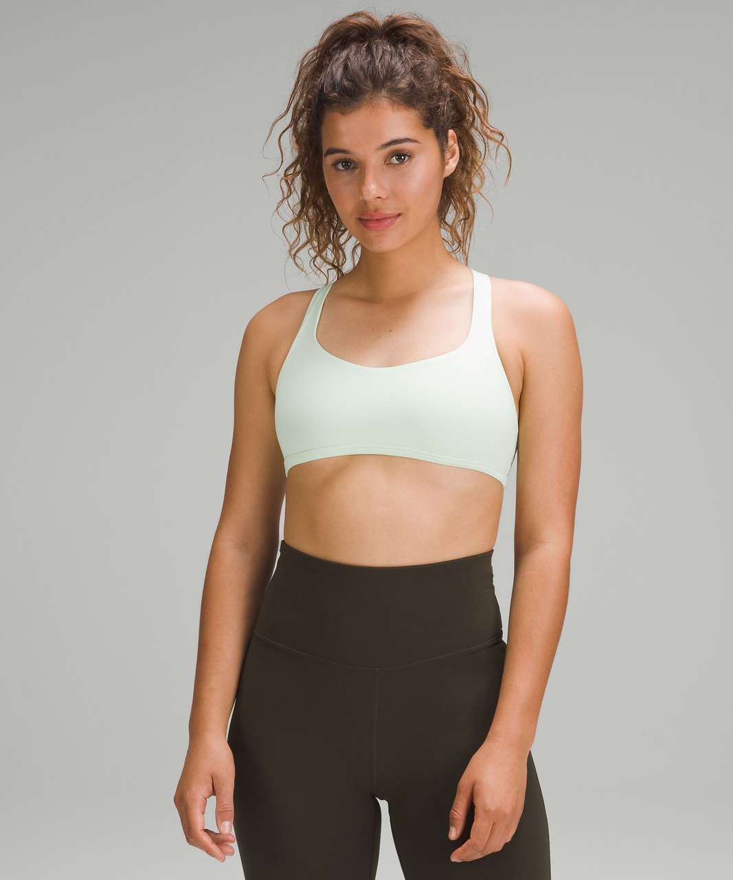 Lululemon Free to Be Bra - Wild *Light Support, A/B Cup - Kohlrabi Green