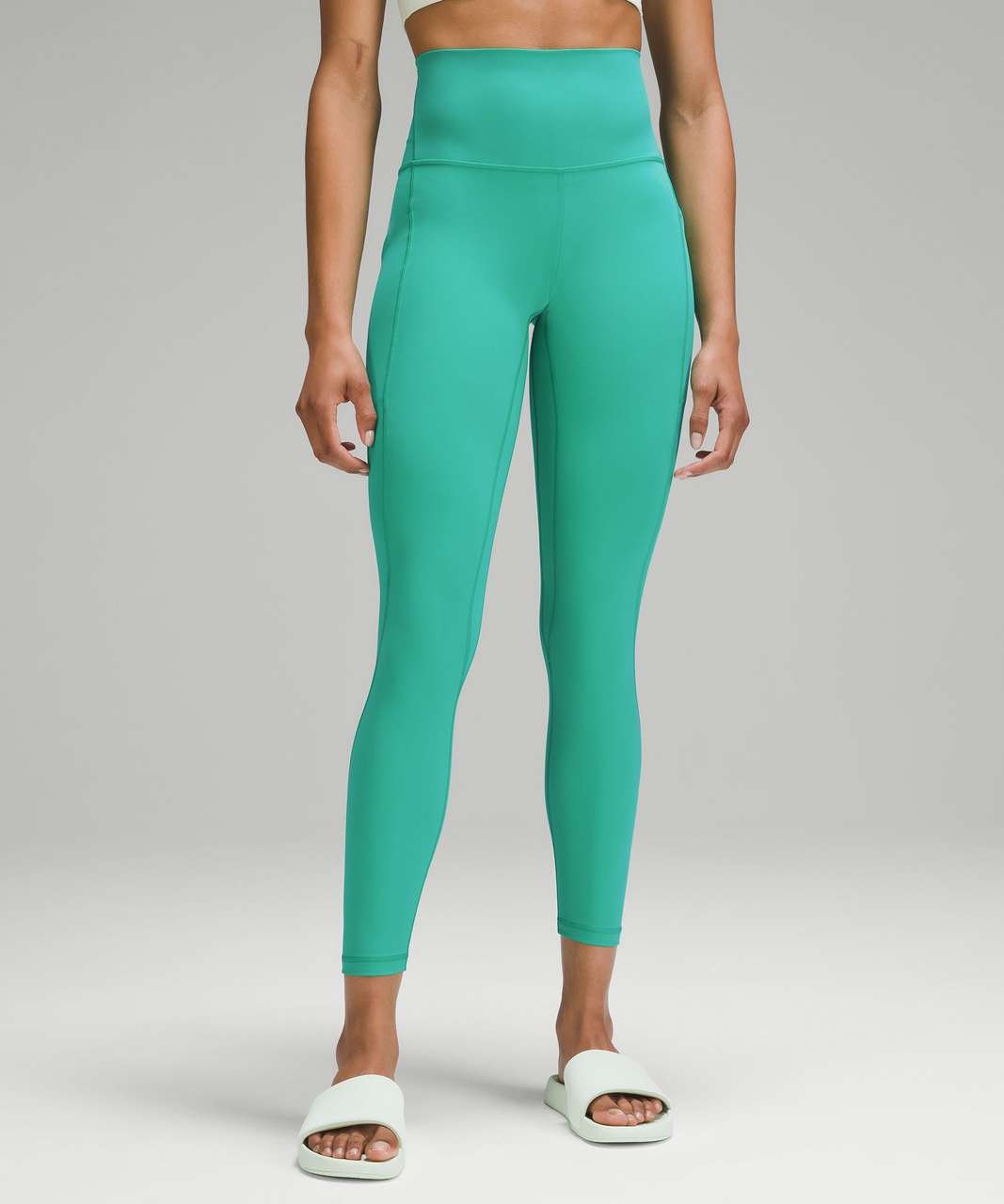 Lululemon Align High-Rise Pant with Pockets 25 - Everglade Green - lulu  fanatics