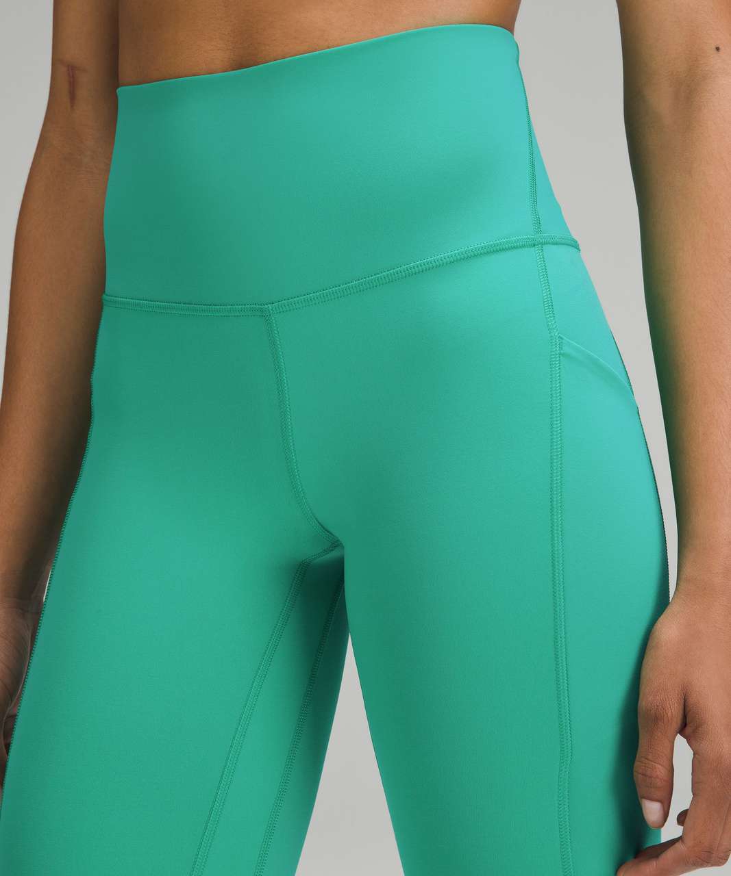 NWT Lululemon Align High-Rise HR Pockets 25 Rosemary Green Size 6