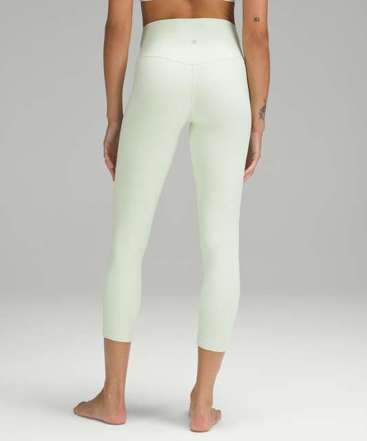 Lululemon lab Seamless Super-High-Rise Training Crop 23 - Misty Glade -  lulu fanatics