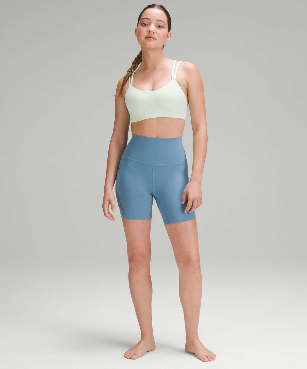 Lululemon Like a Cloud Bra *Light Support, B/C Cup - Kohlrabi Green - lulu  fanatics