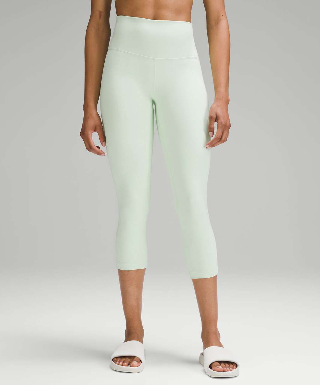 Lululemon Align High-Rise Crop 21 - Kohlrabi Green - lulu fanatics