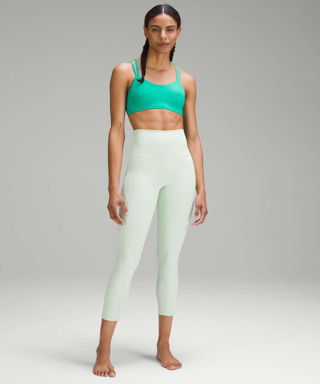 Lululemon, Align High Rise Leggings 23 Kohlrabi Green UNBOXING & TRY ON