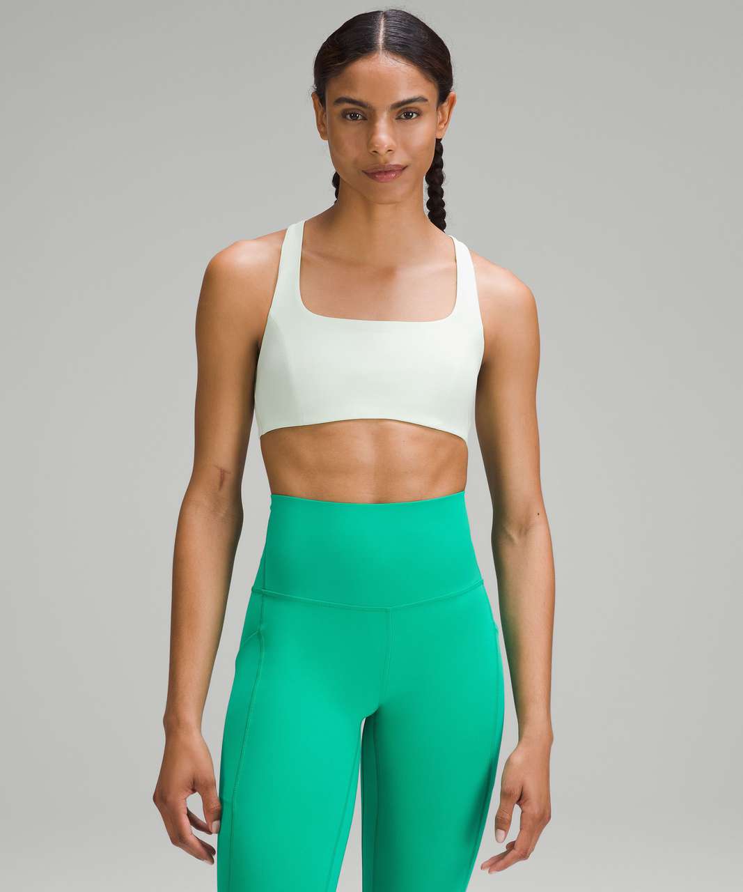 Lululemon SmoothCover Yoga Bra *Light Support, B/C Cup - Kohlrabi Green