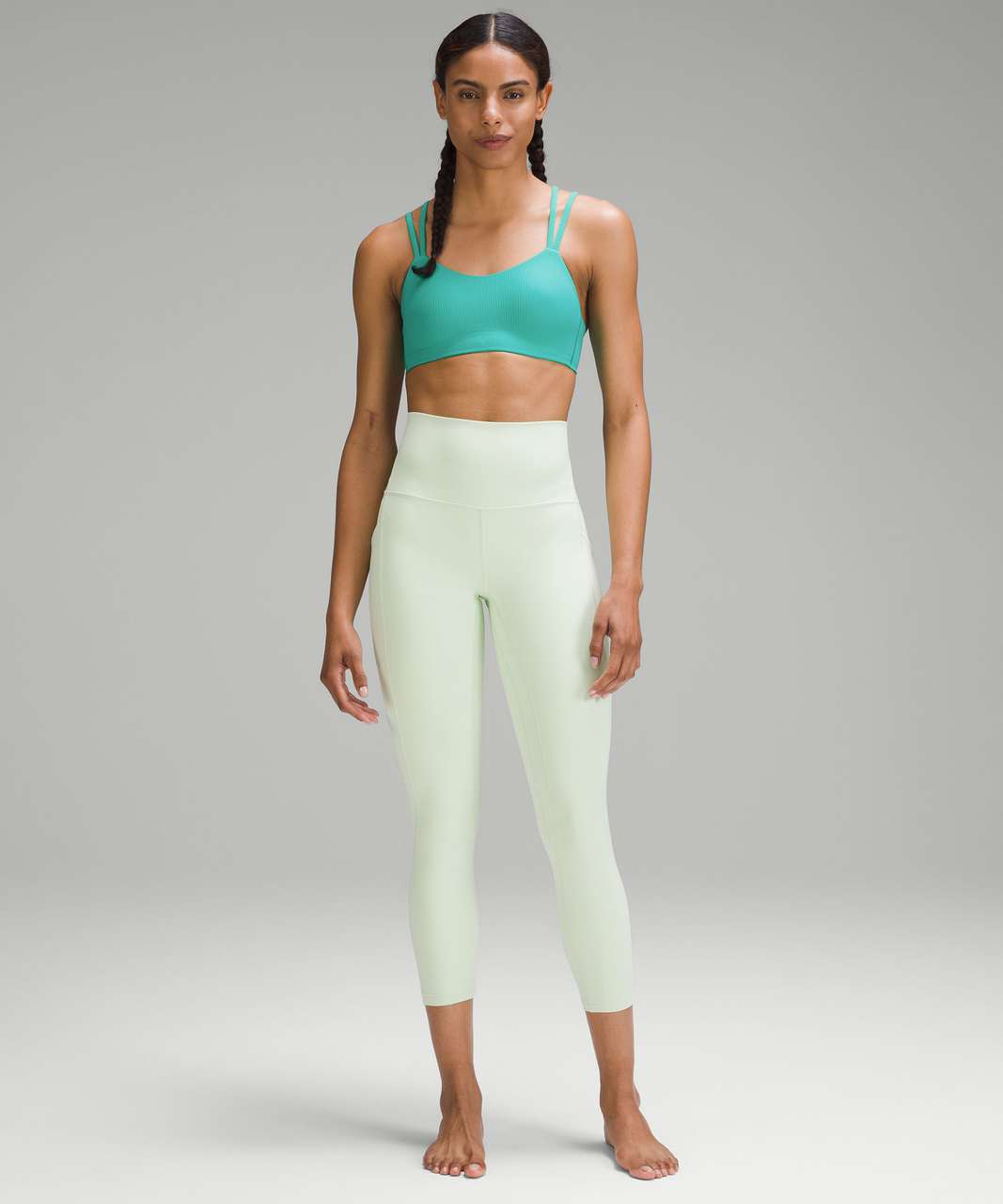 Lululemon Like a Cloud Ribbed Bra *Light Support, B/C Cup - Kelly Green -  lulu fanatics